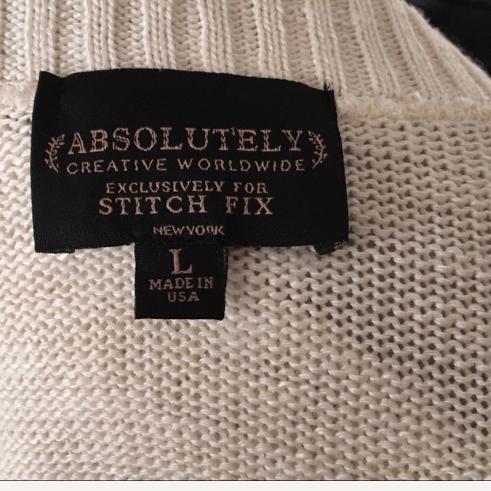 Stitch Fix Absolutely Creative Worldwide Sweater Size Large - Picture 3 of 4